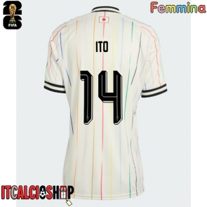 Giappone Junya Ito #14 Seconda Maglia Femmina Mondiali 2026 Manica Corta